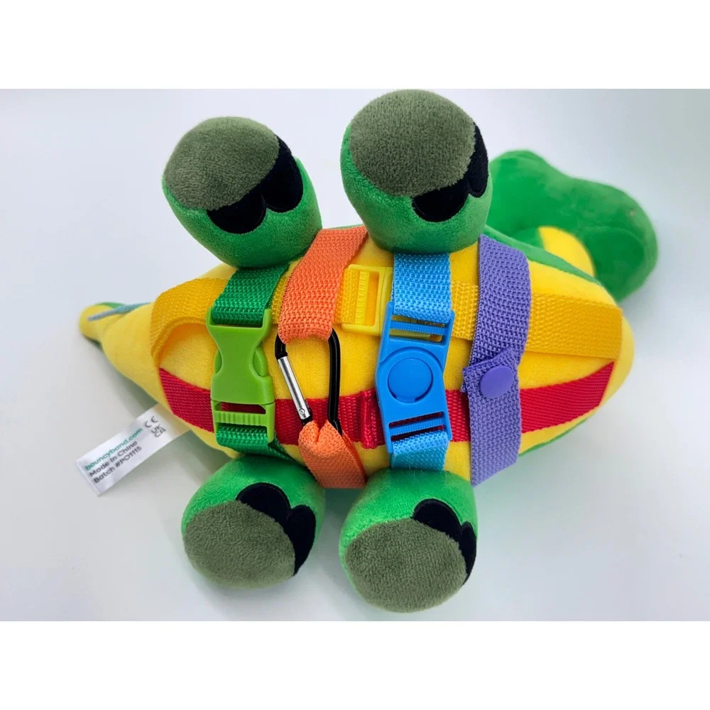 Sensory‎ Dinosaur Buckle Toy Toddler Busy Board Fine Motor Zipper Lacing  Plush